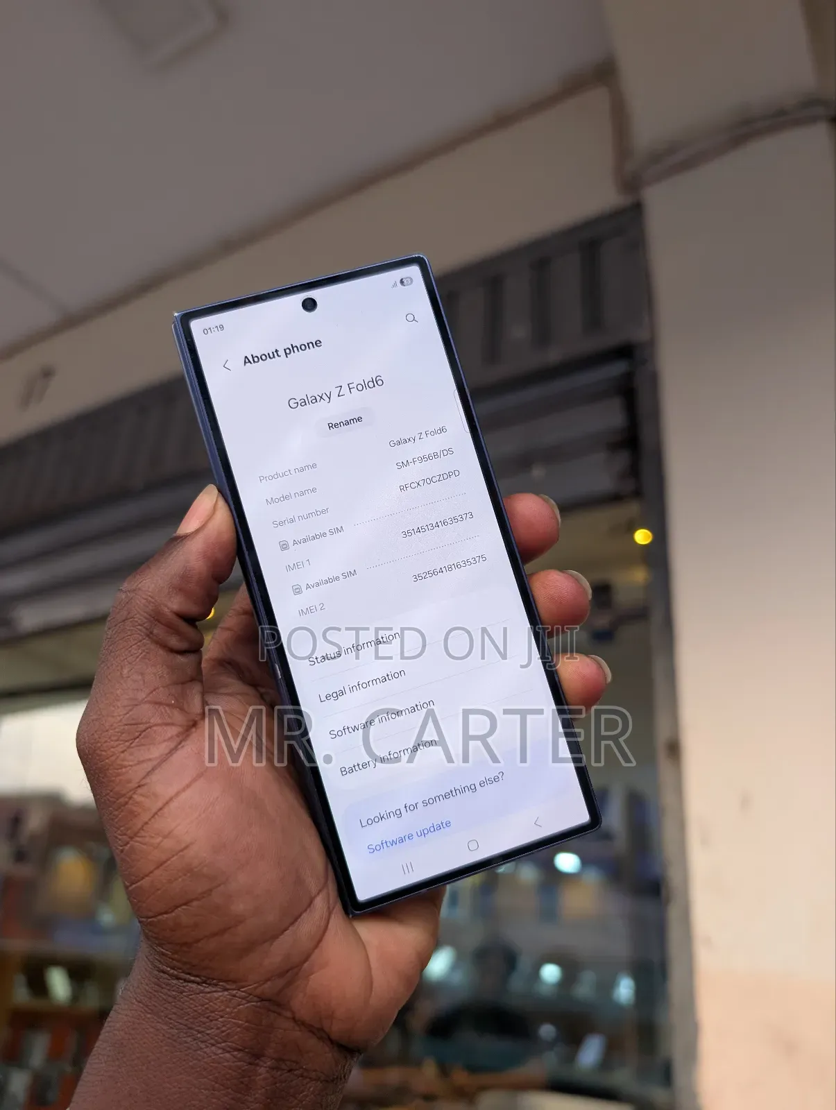 Samsung Galaxy Z Fold6 256 GB Blue