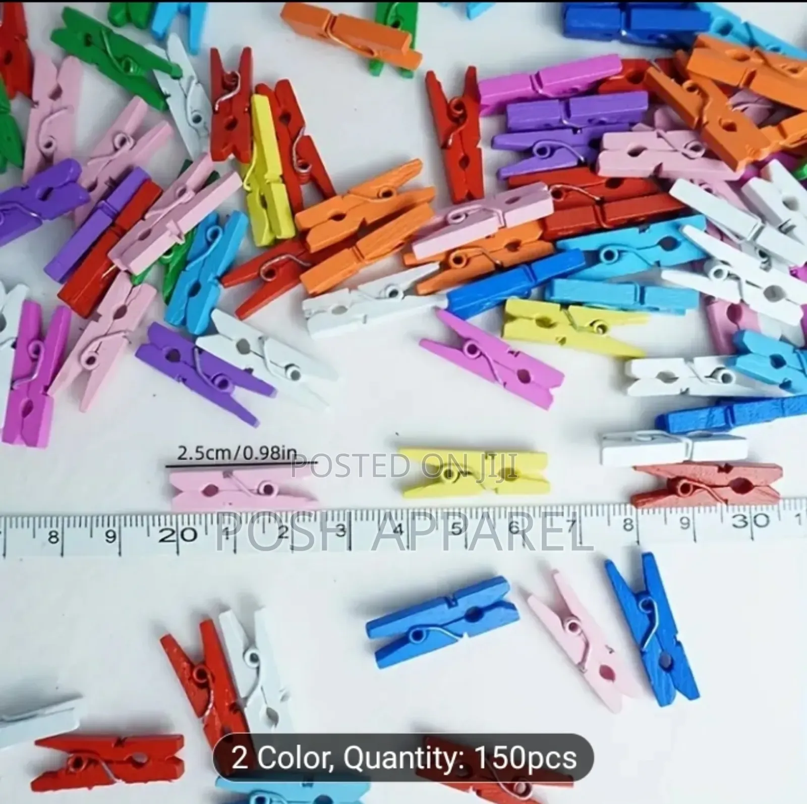 150 Mini Wooden Display Pegs (150 Pieces)