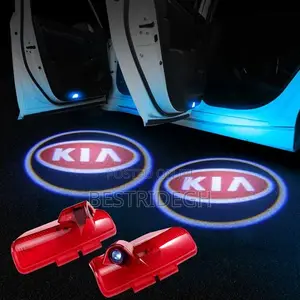 Kia Car Welcome Door Logo