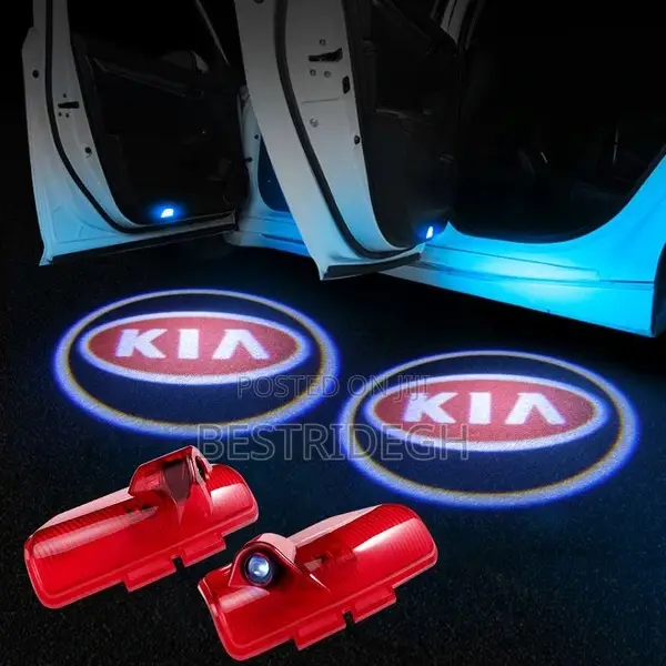 Kia Car Welcome Door Logo
