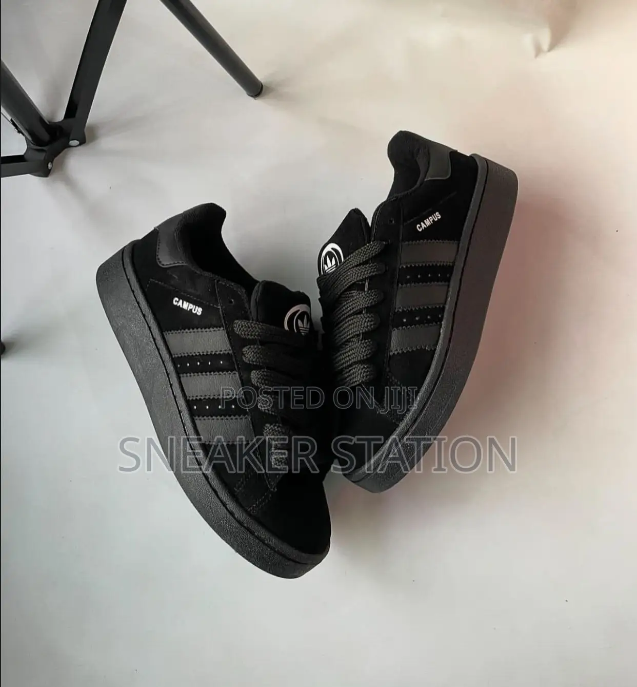 Adidas Unisex Campus All Black Available