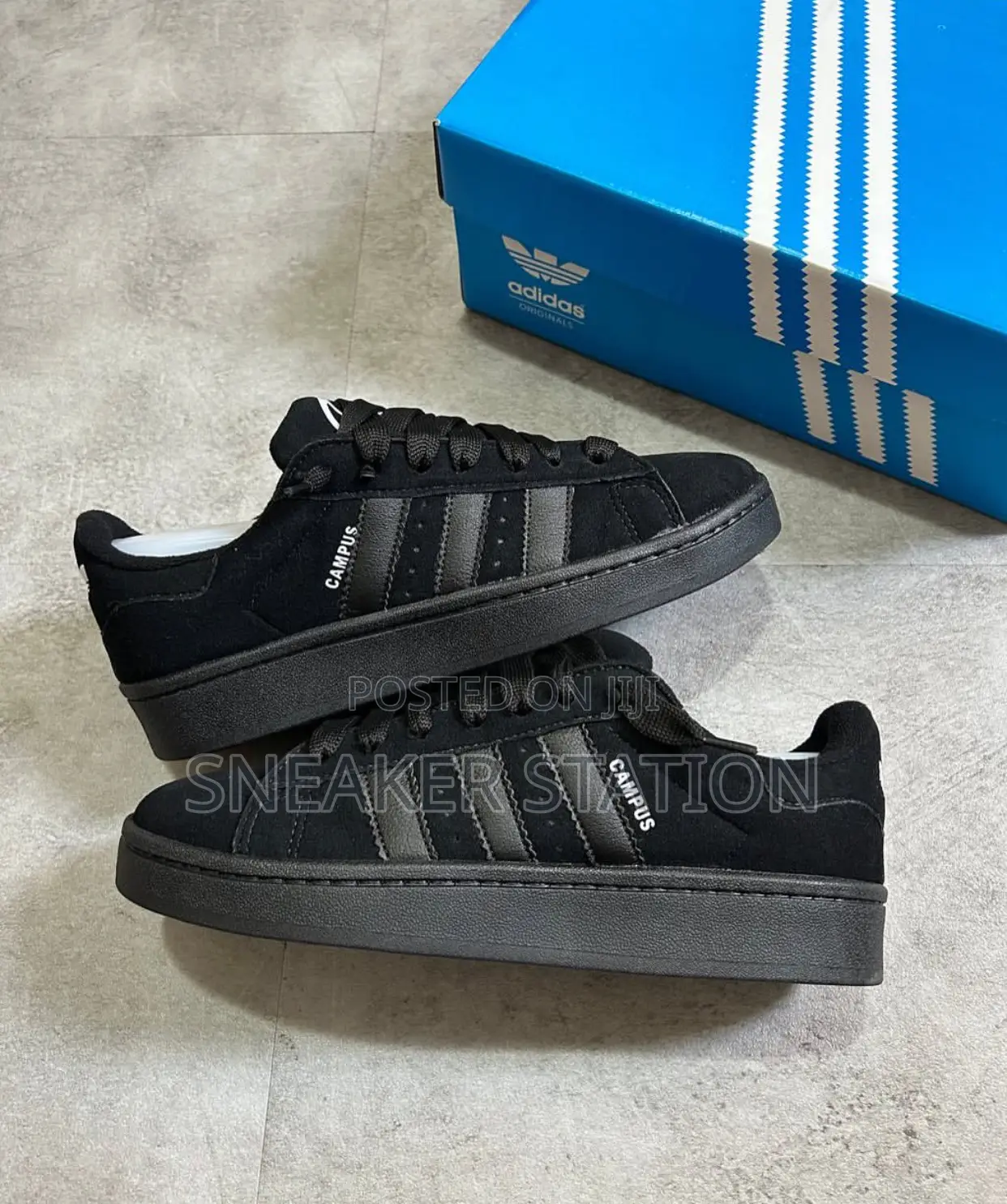 Adidas Unisex Campus All Black Available