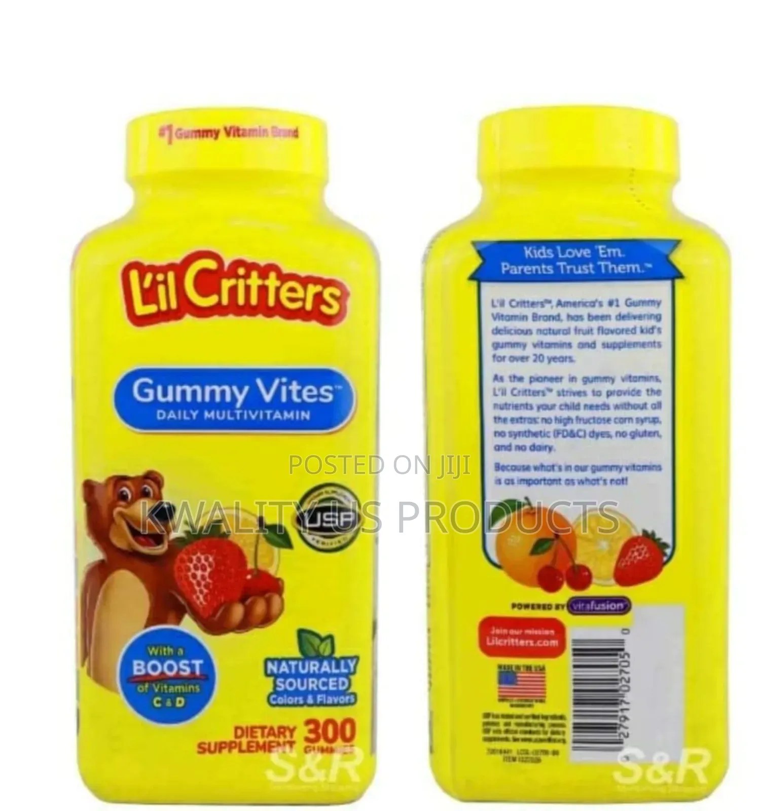 Lil Critters Kids Multivitamin Gummies - 300 Gummies