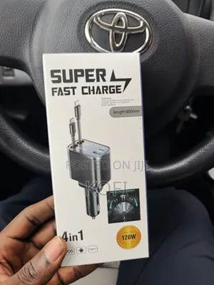 100w Type C and iPhone Car Charger