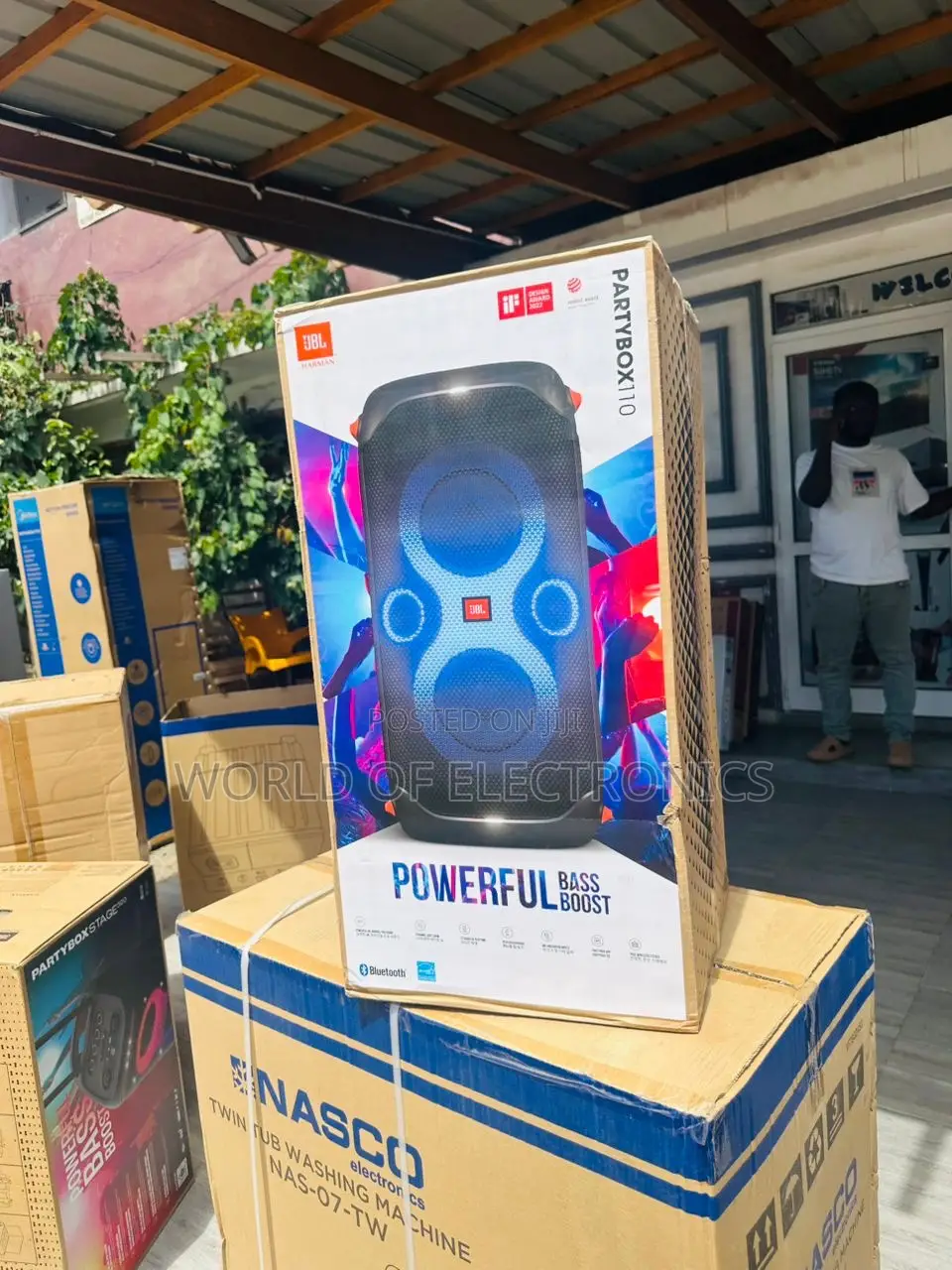 Classic Bluetooth Speaker JBL Party Box 110 Black for Sale