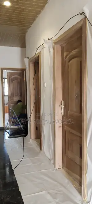 Professional Wood Door Spray Painting Refinishing