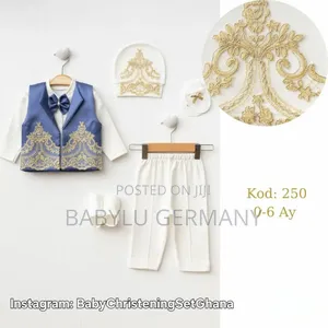 Luxury Baby Boy Suit Set With Hat, Shoes and Mittens