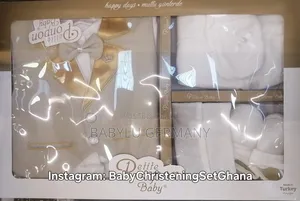 Beige and Gold Baby Boy Gift Box or Set