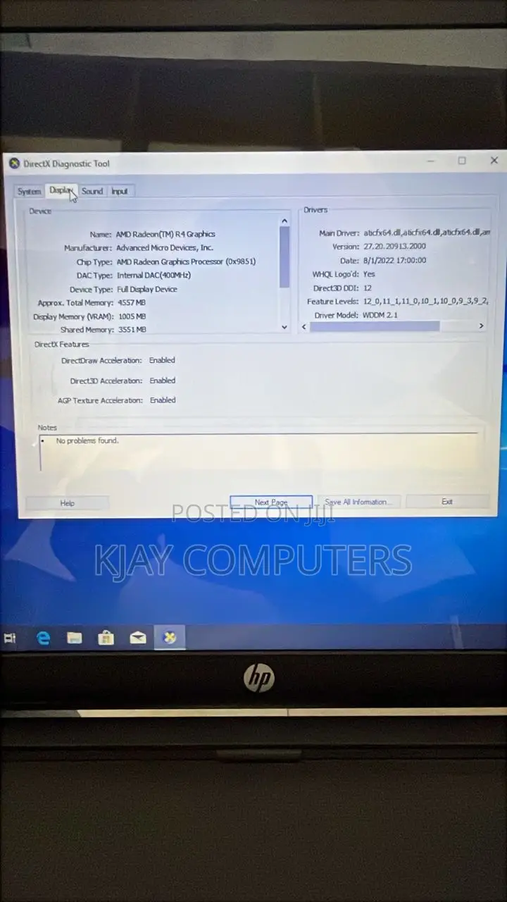 Laptop HP 17-3000 8GB AMD A6 HDD 1T