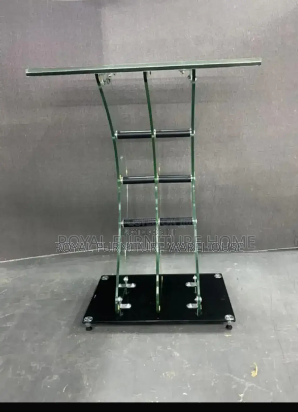 Imported Tempered Glass Preaching Podium Pulpit Stand