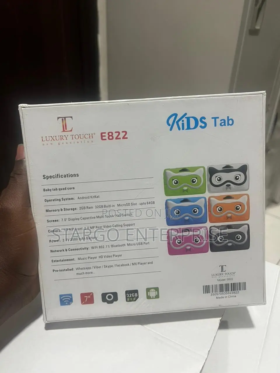 New Tablet 32 GB Blue