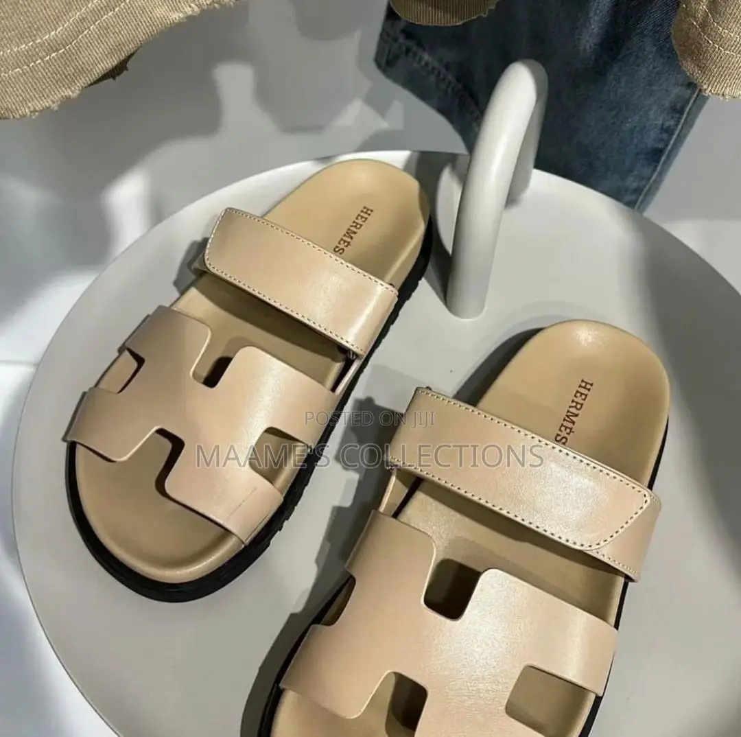 Original Hermes Leather Slippers ( in a Box) Size 37- 42