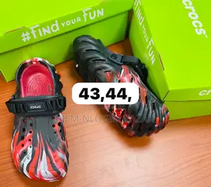 Crocs Available With Sizes Indicated on the Pictures