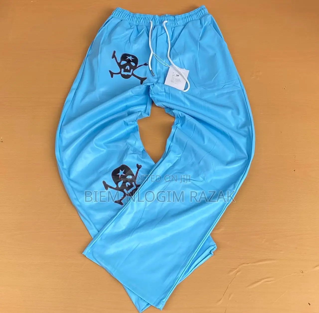 Cargo Leather Pants Available in Stock
