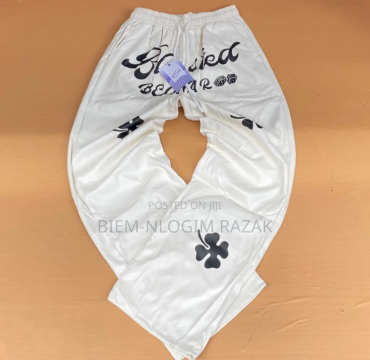 Cargo Leather Pants Available in Stock