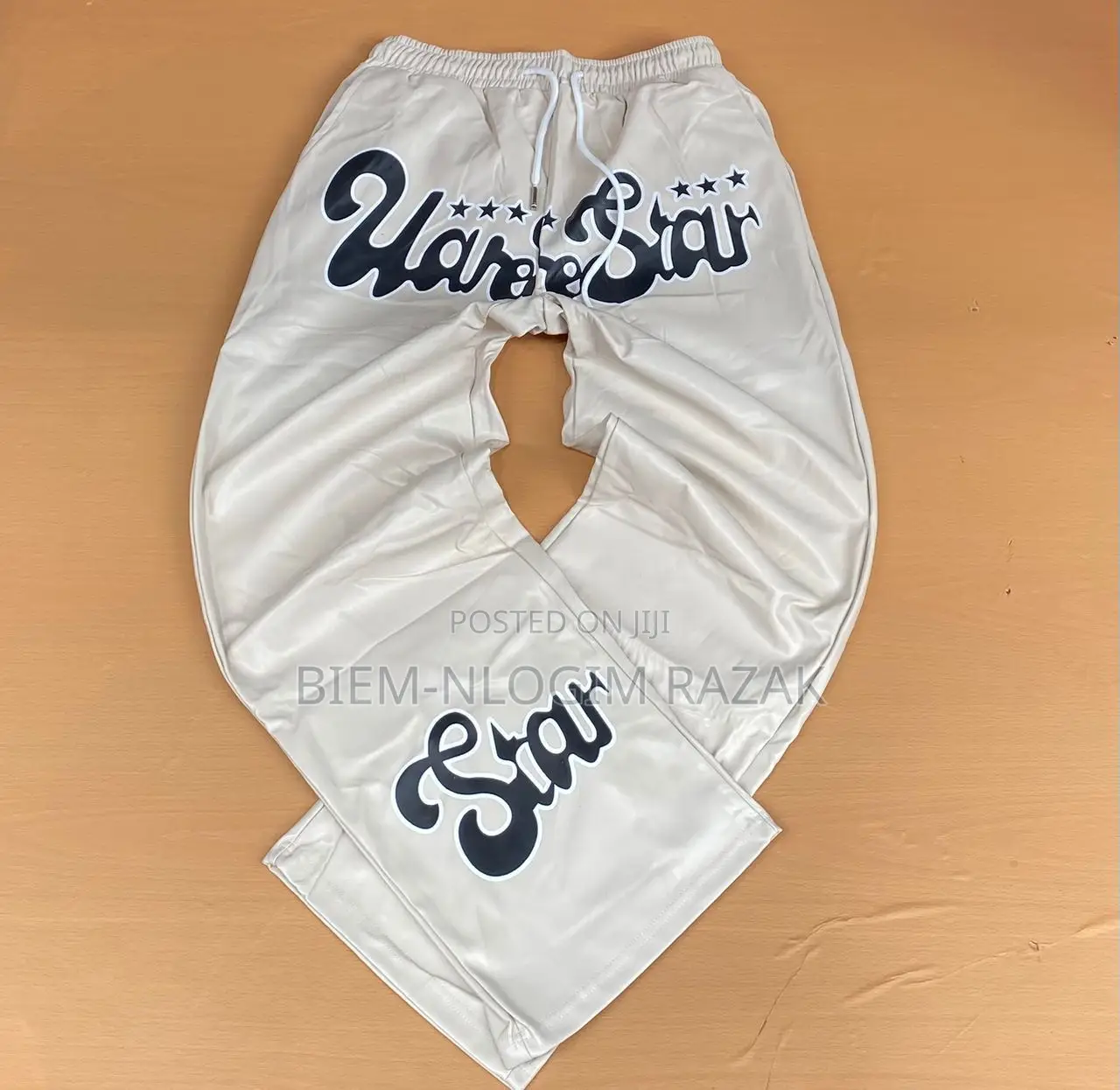 Cargo Leather Pants Available in Stock