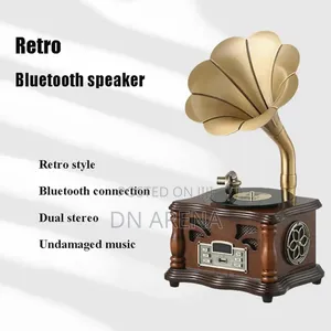 Retro Style Bluetooth Speaker and Decorative