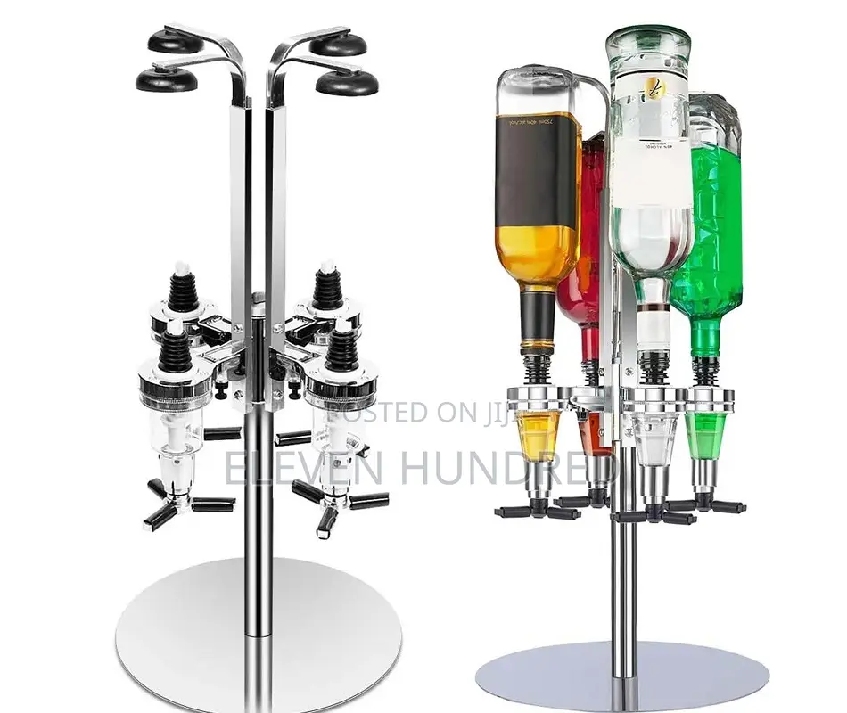 Bottle Stand Drinks Dispenser 4 Shot