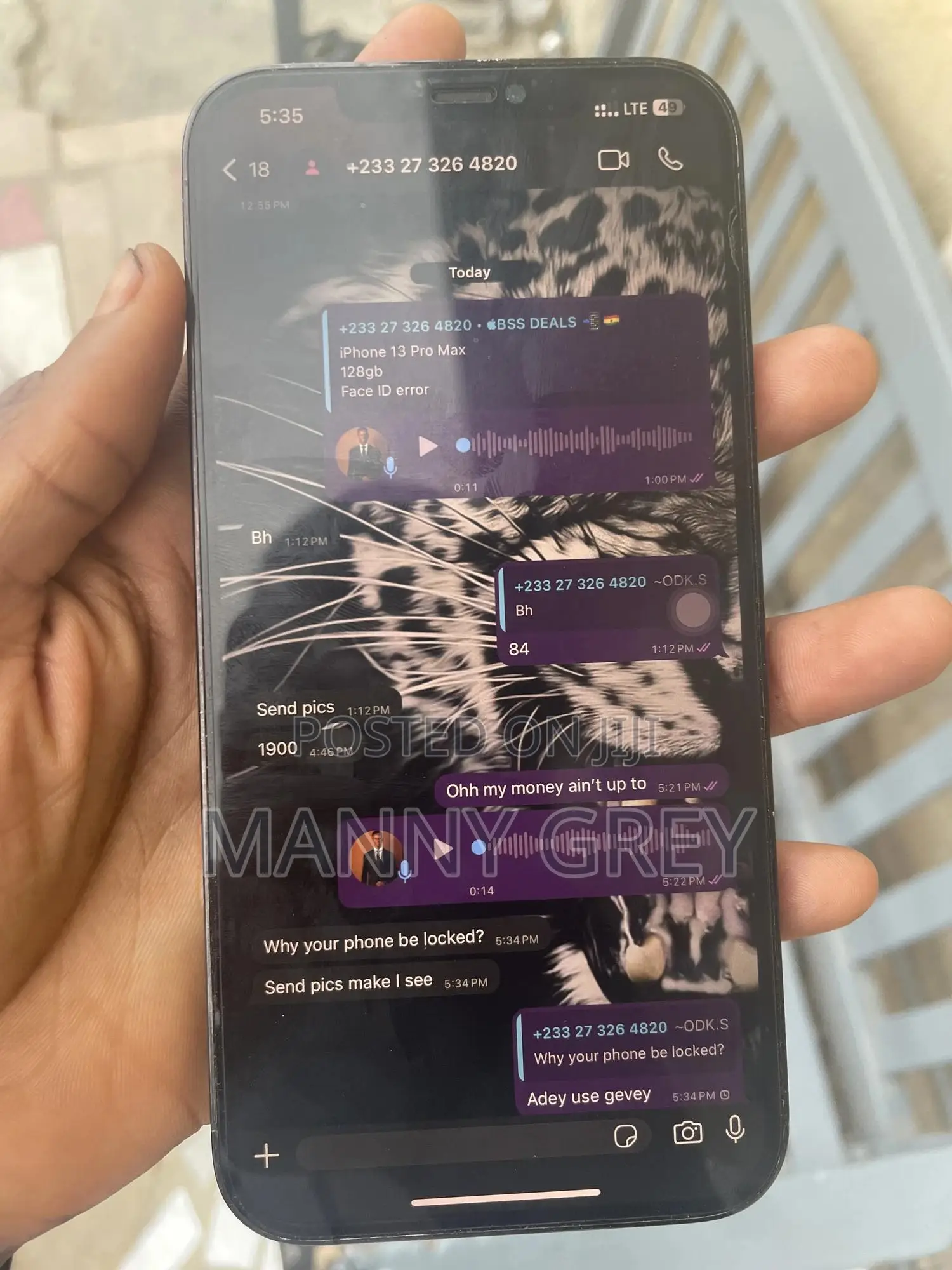 Apple iPhone 12 Pro Max 128 GB Blue in Pokuase Mobile Phones, Manny
