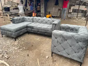 L-Shape and Single Sofa Available in Different Colors