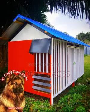 Large Ultra-Modern Double Galvanized Steel Comfy Dog Cage/House