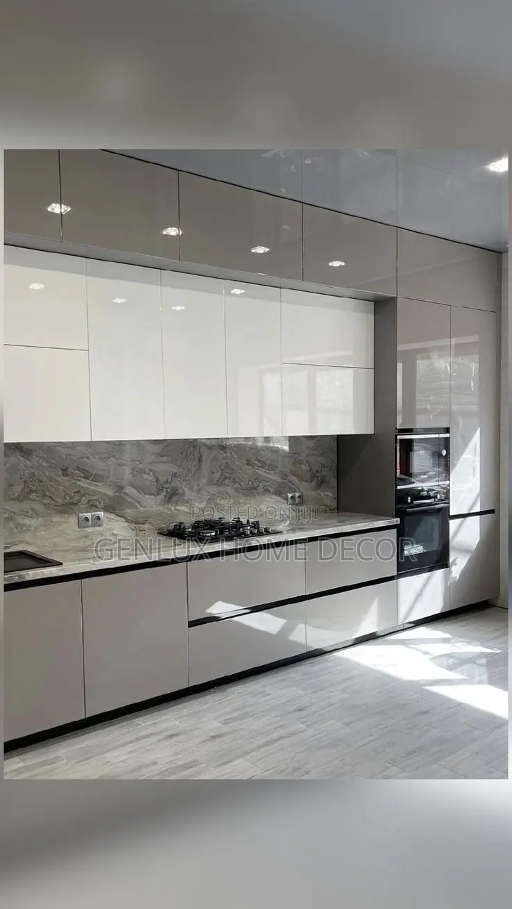 Luxury Kitchen Cabinets Marble Countertops