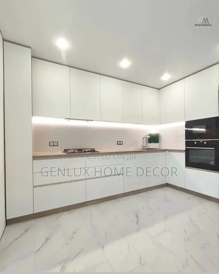 High-Gloss Kitchen Cabinets