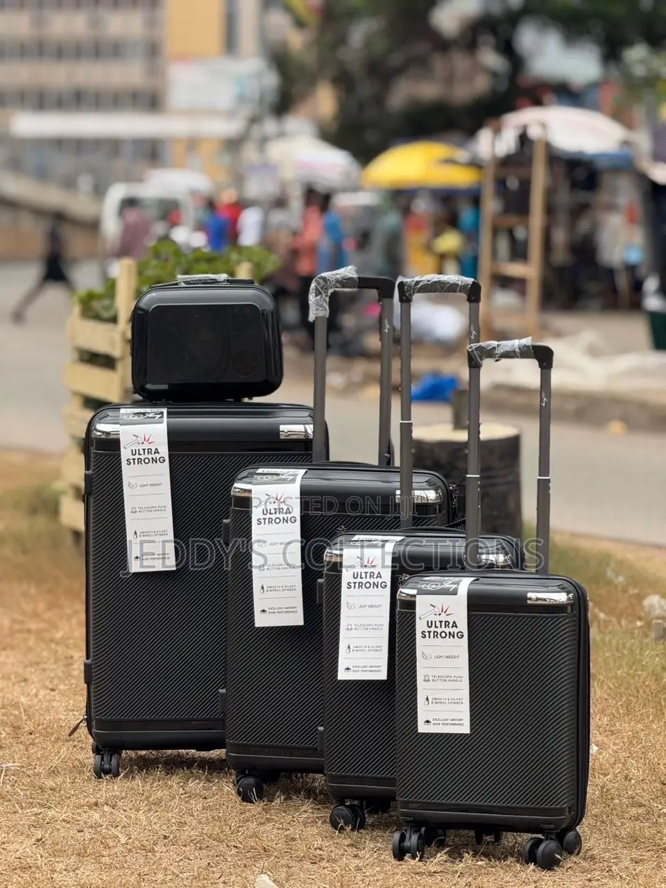 Ultra Strong Anticrack 5in1 Trolling Traveling Luggage With Carry On