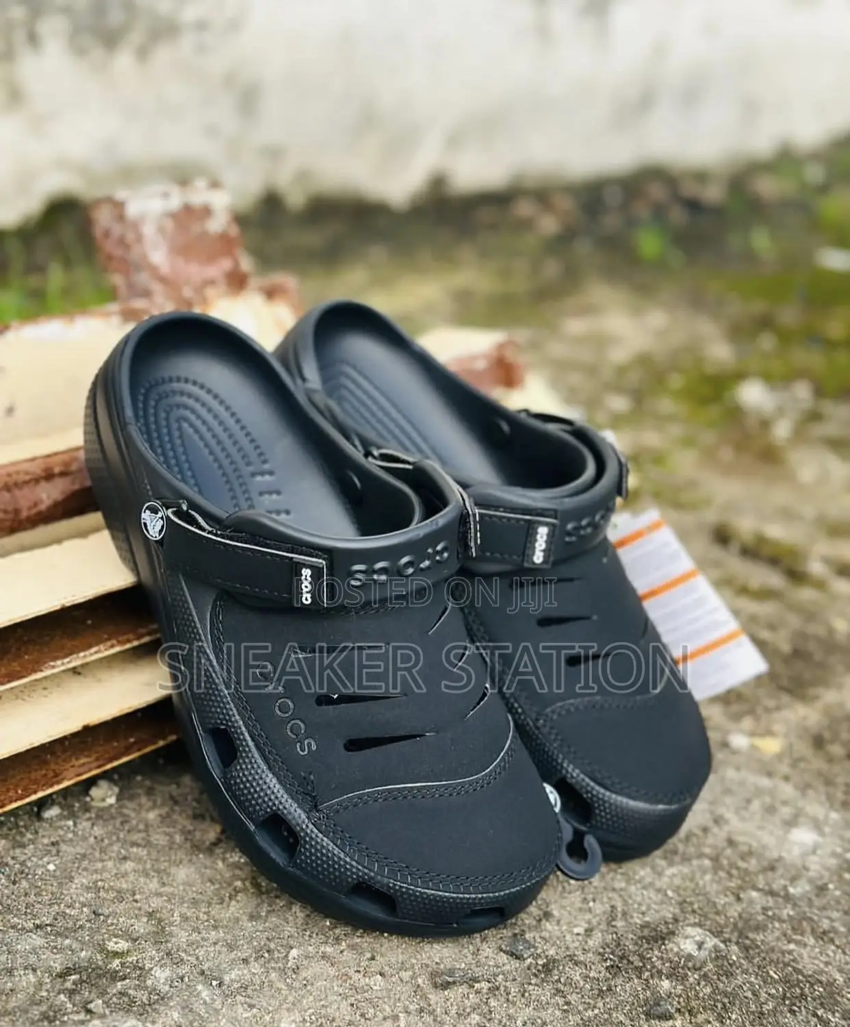 Casual Crocs Slides Black