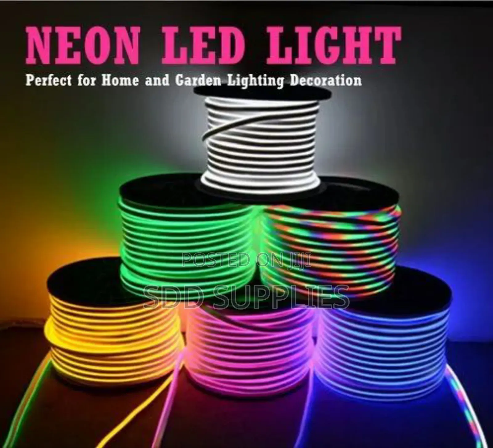 5m Kit Neon Led Light Strips Waterproof Outdoor/Indoor With Remote