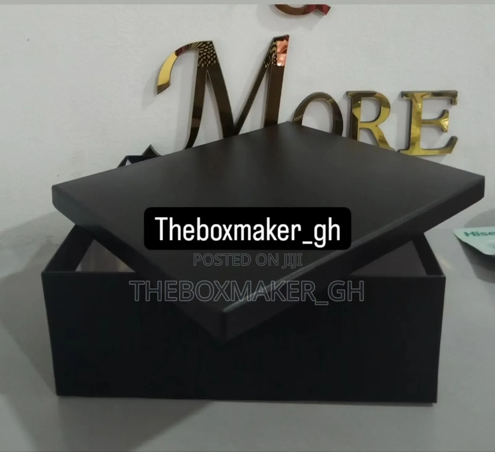Black Rigid Boxes Available on Order