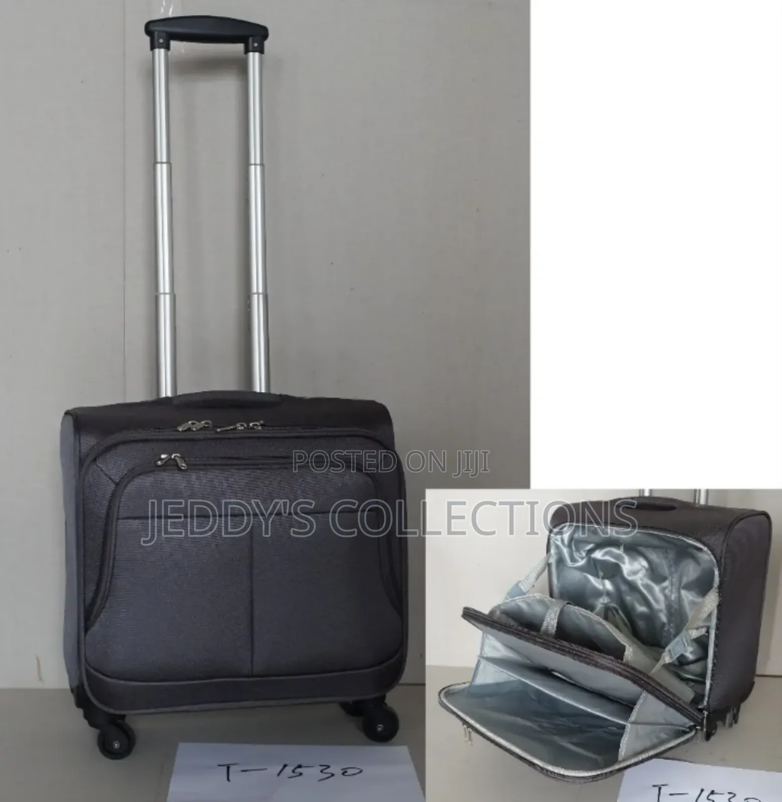 Pilot Material 2in1 Trolling Travelling Suitcase With Documents Keeper