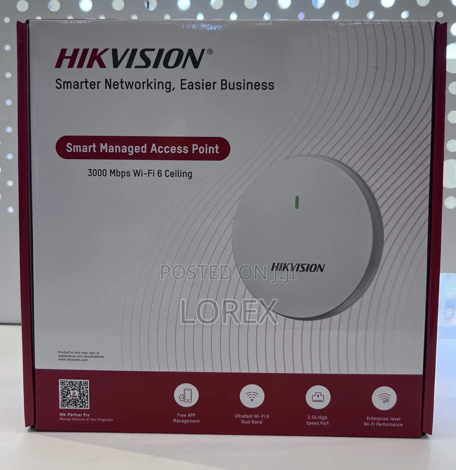 Hikvision Wi-Fi 6 3000m Ceiling Access Point Ds-3wap622e-Si