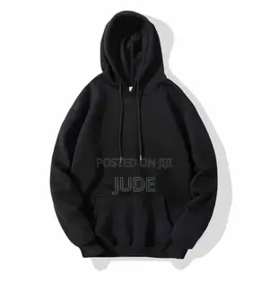 Thick Black Hoodie