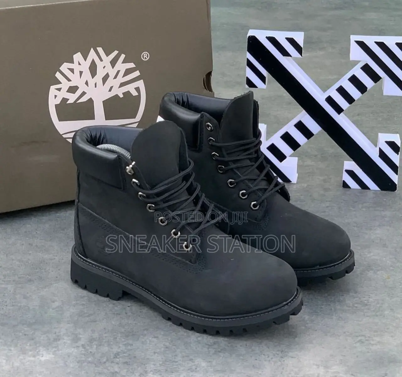 Timberland Unisex Black Boots