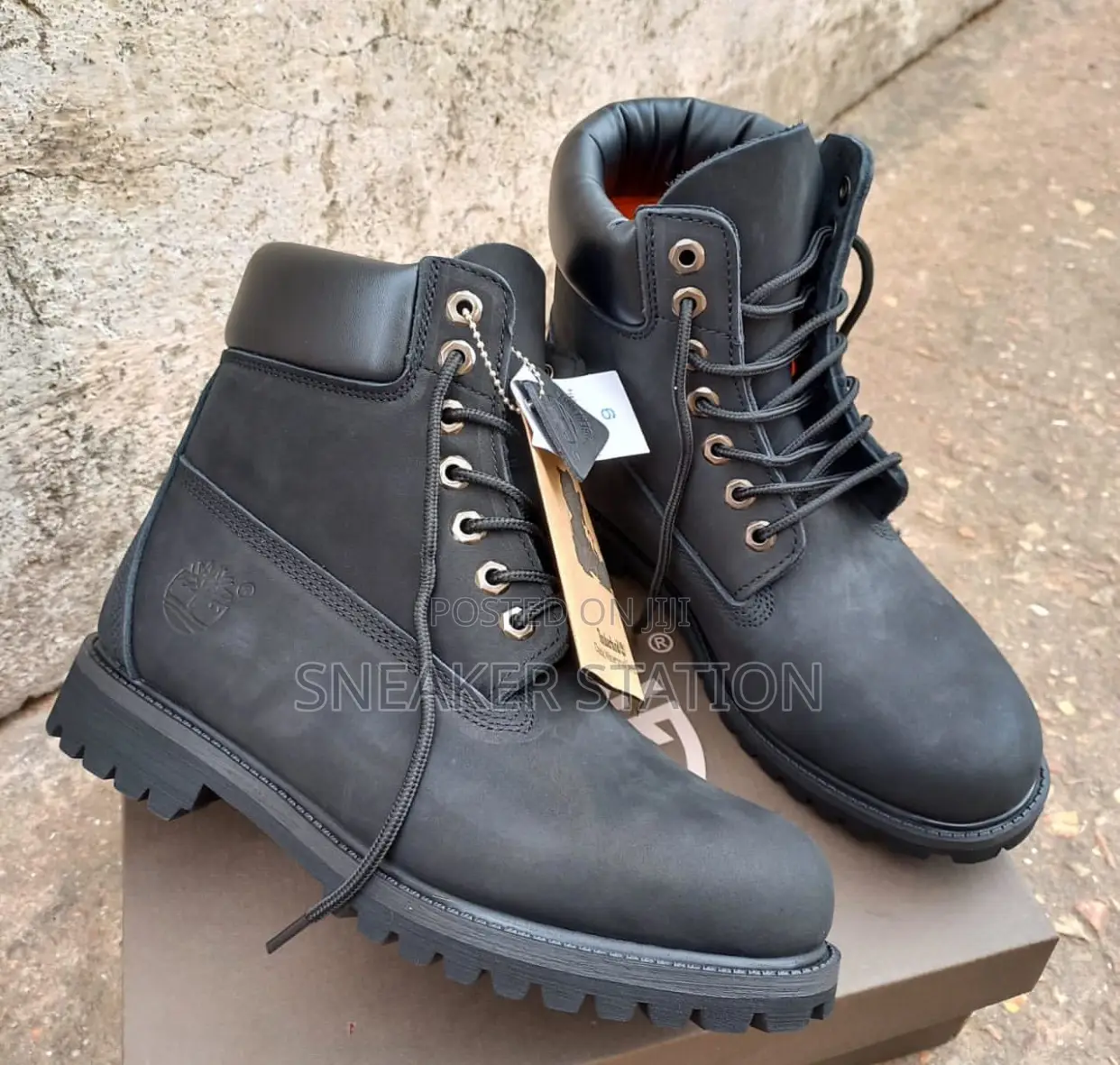 Timberland Unisex Black Boots