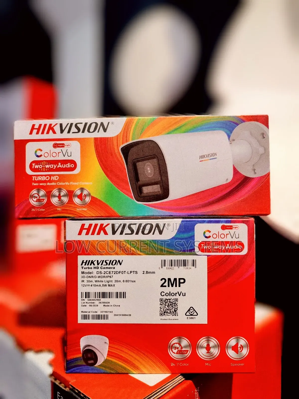 Hikvision 2mp Colorvu Two Way Audio Speaker and Mic Analog Camera CCTV