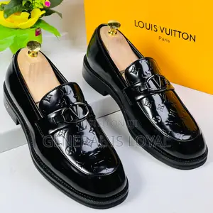 Louis Vuitton Black Classic Men Shoe