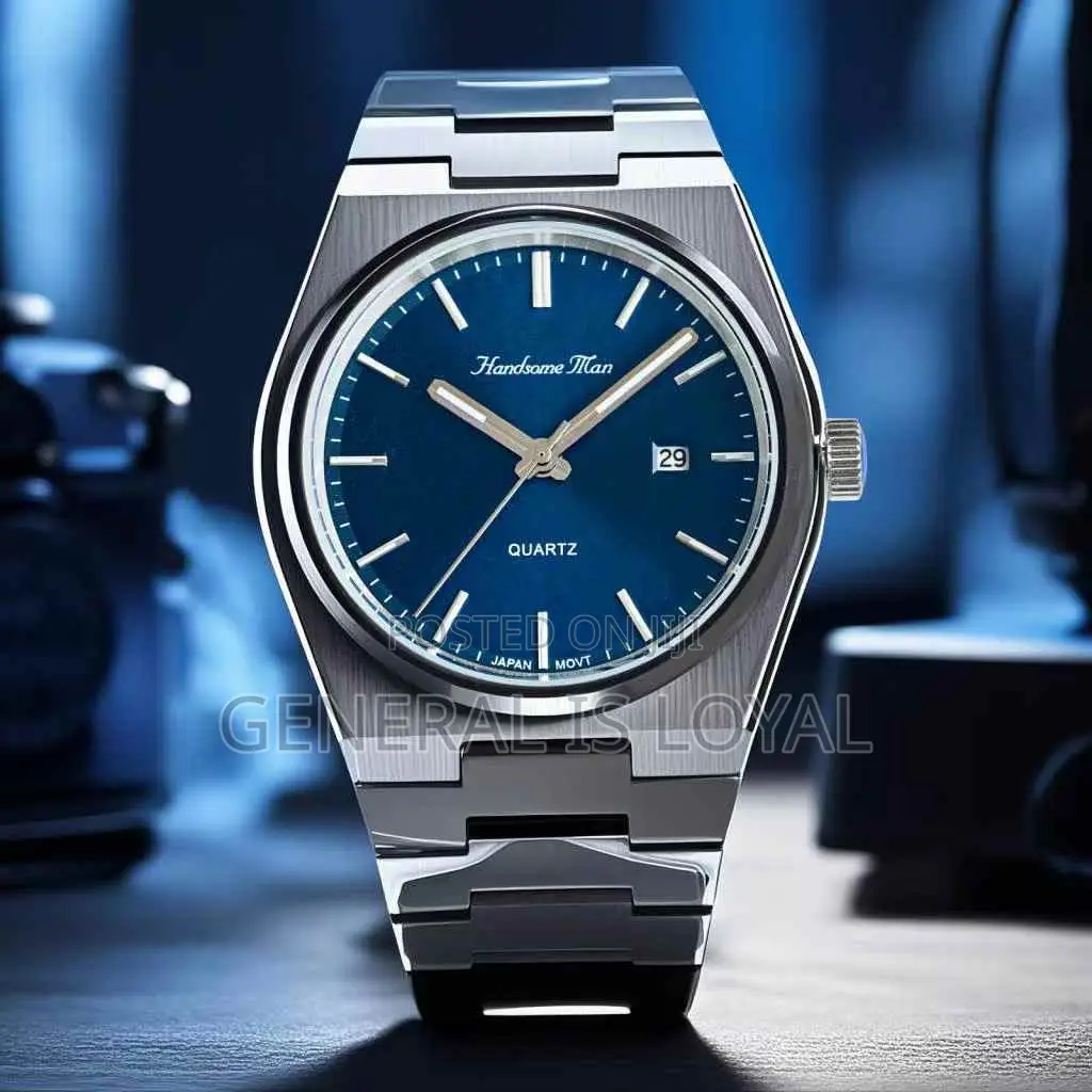 Handsome Tan Luxury Stainless Date Men Watch