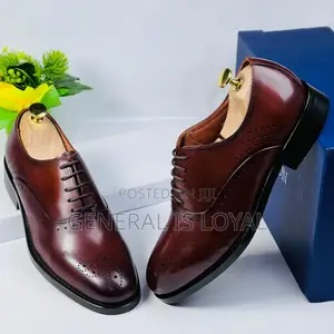 J.M. Weston Brown Men Leather Shoe