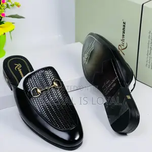 Richwanz Men Black  Halfshoe