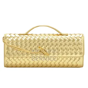 Elegant Woven Clutch – Available in All Colors