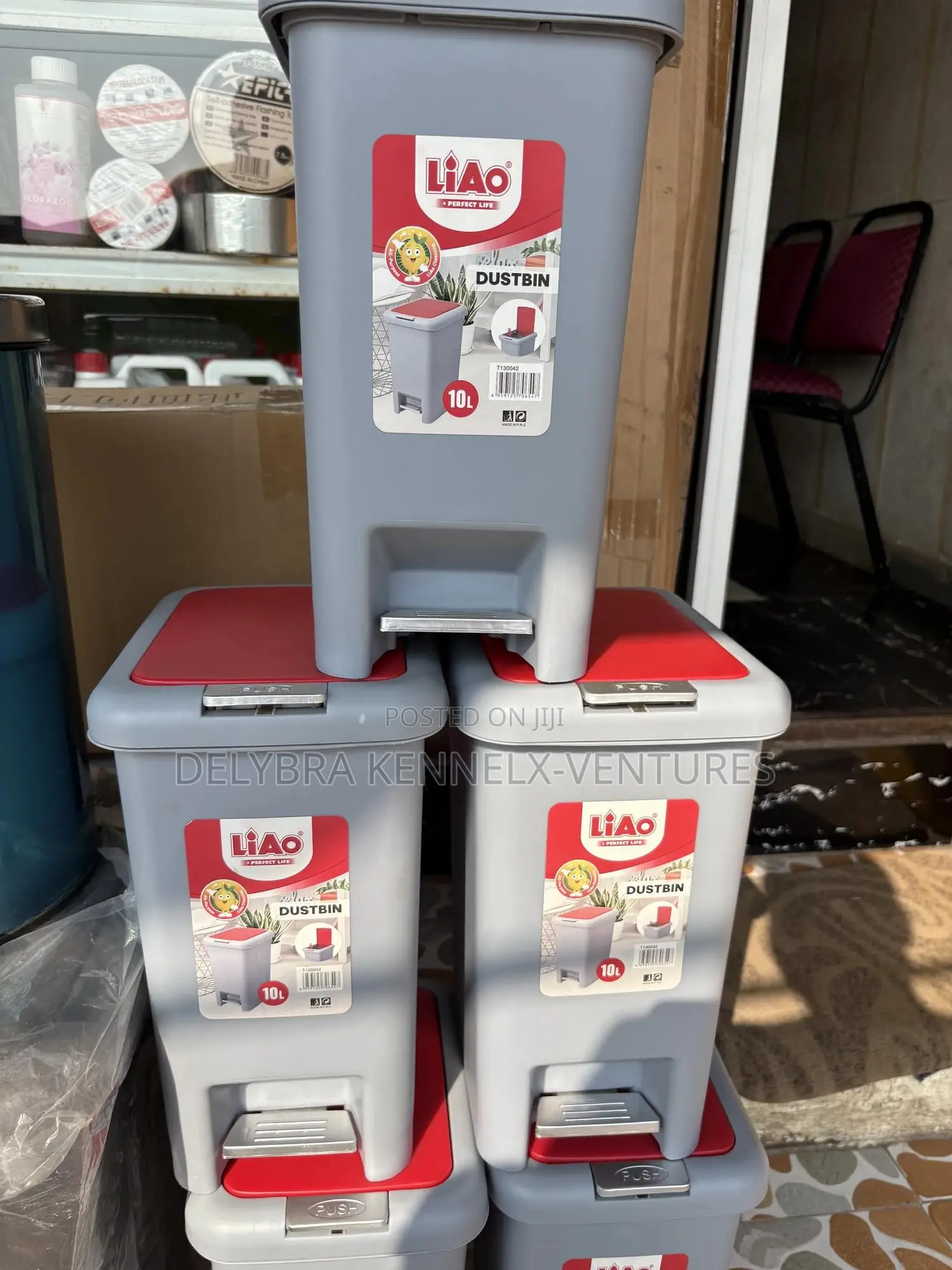 10l Trash Bin Foot And Hand Press