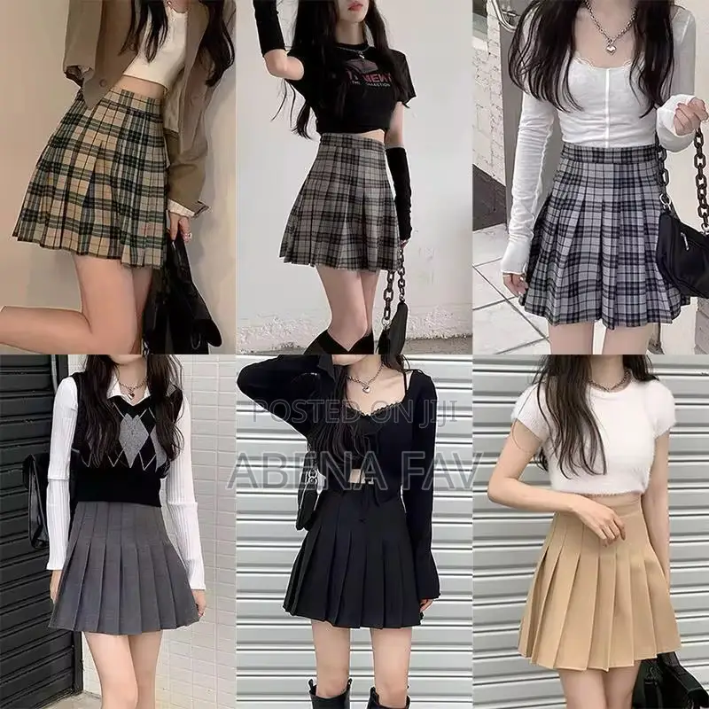 Thrift Pleated Skirt