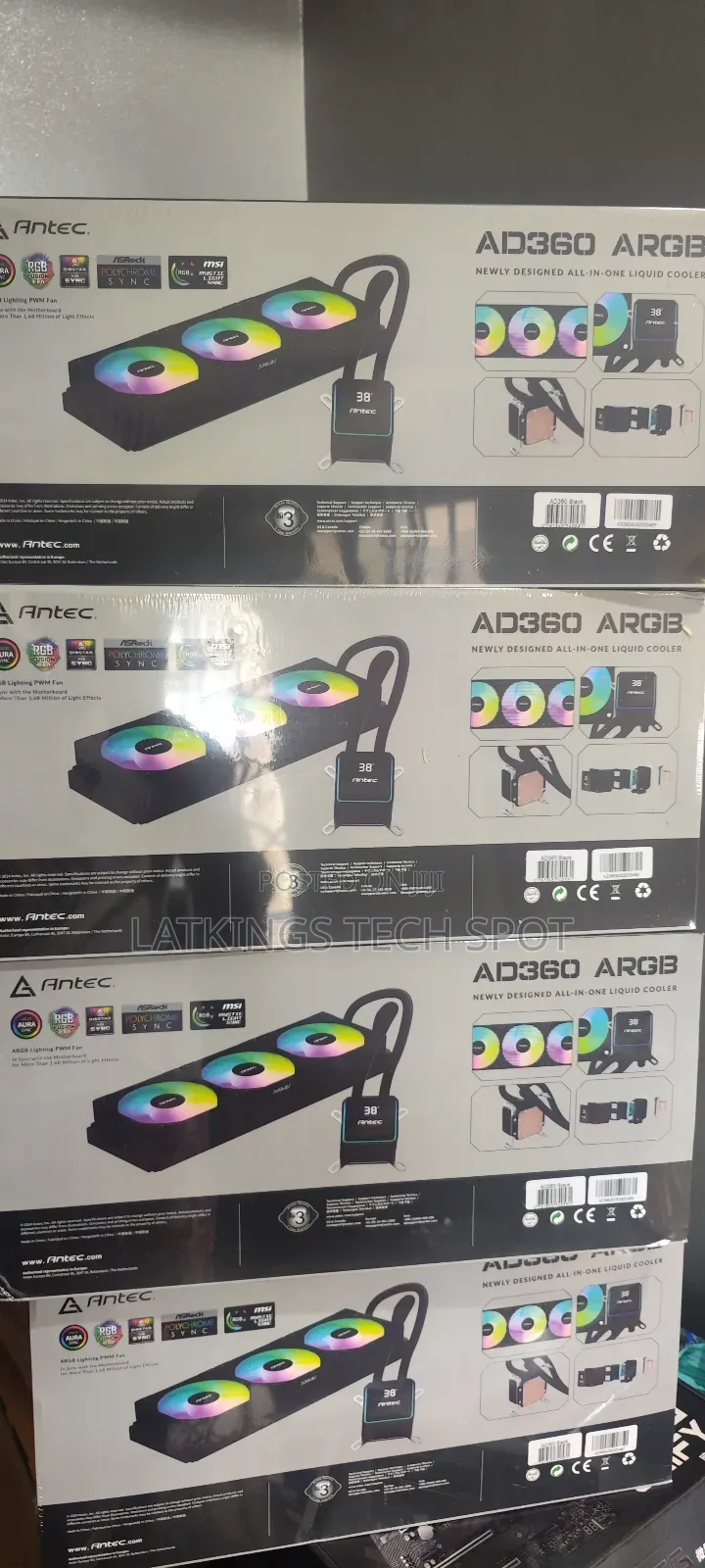 Antec Ad360 Argb Liquid Cooler With Temperature Display