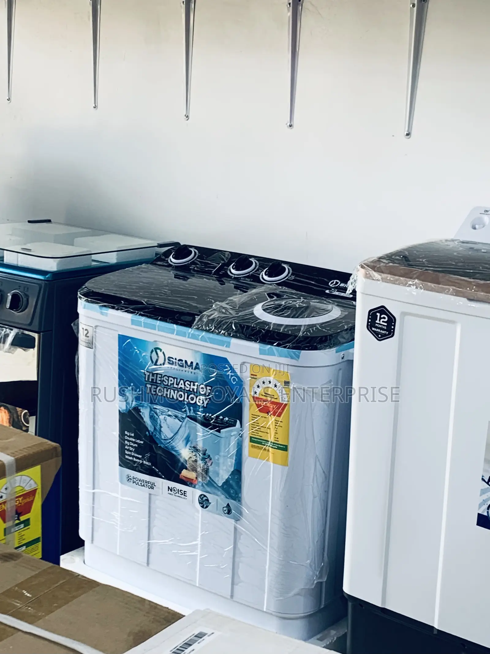 Sigma 7kg Powerful Semi-Automatic Laundry Solution