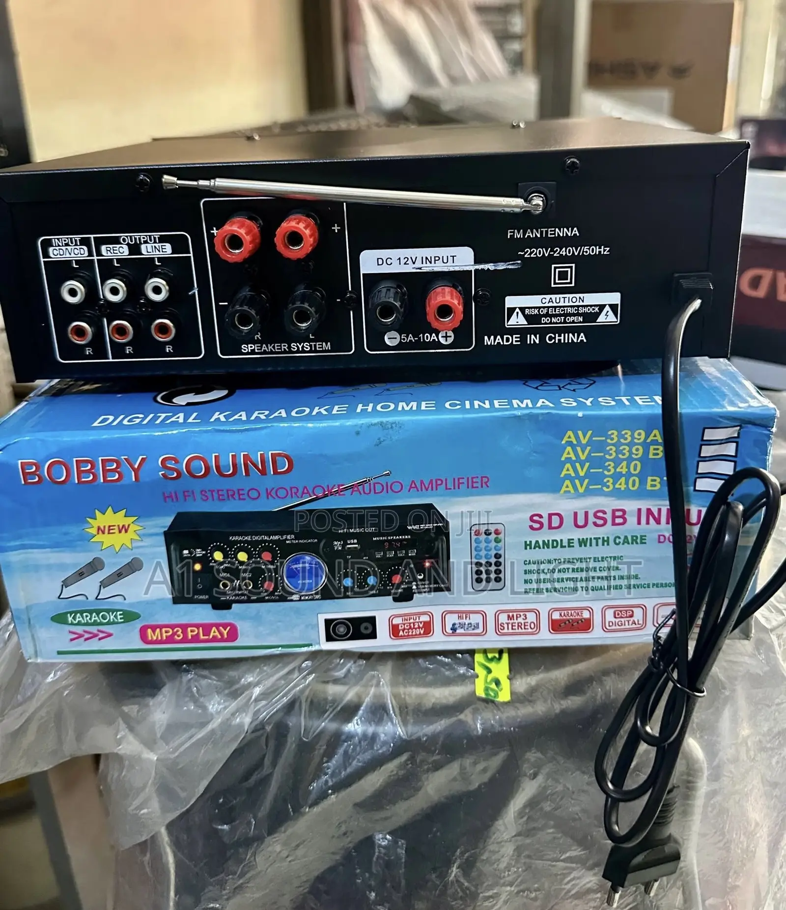 Bobby Sounds Av Amplfier [ Av-339 ]