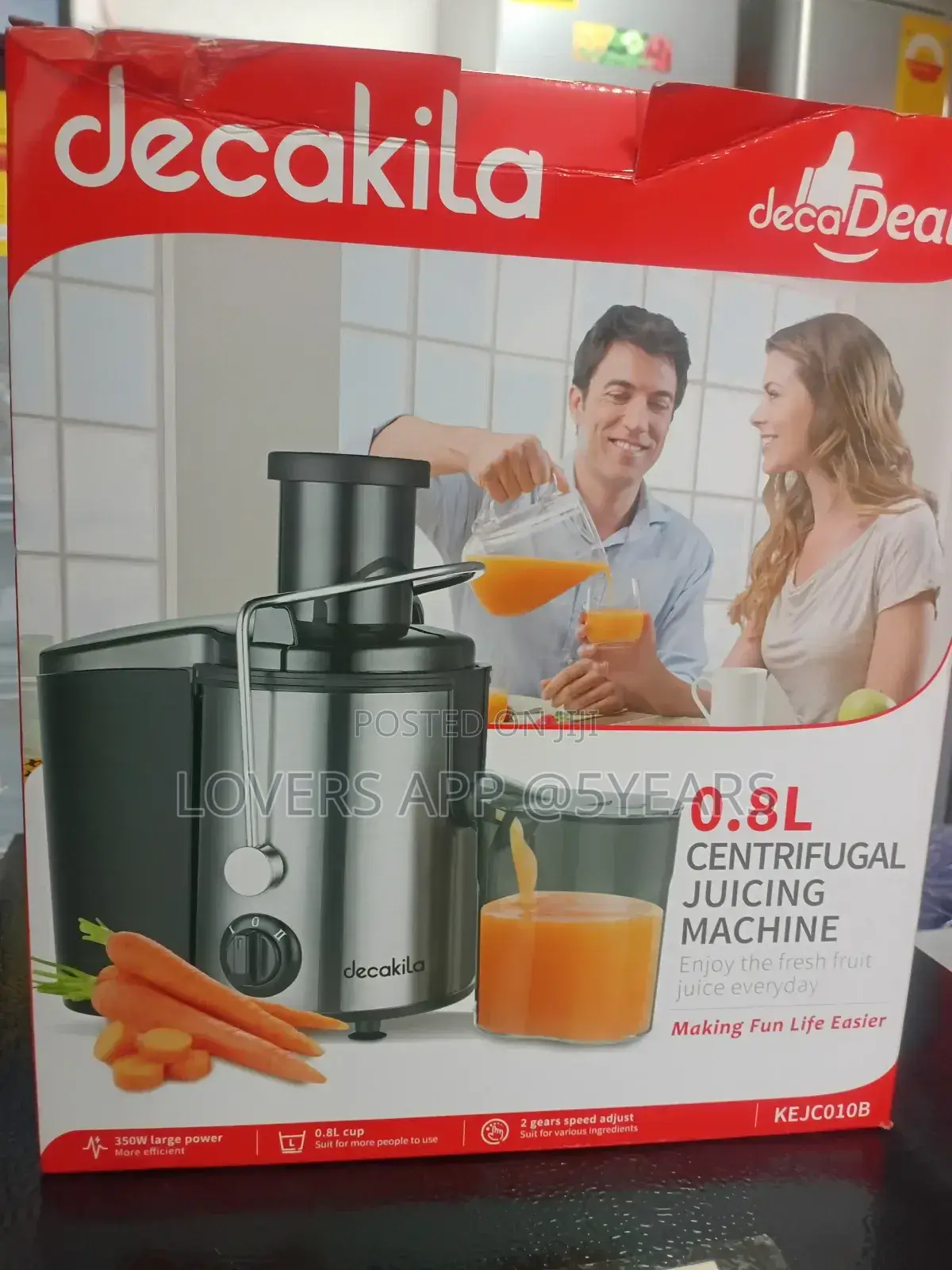 Juice Out,Take in 0.8l