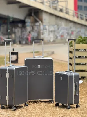 Pc Luggage Set Polycarbonate Aluminium Frame With Tsa Lock