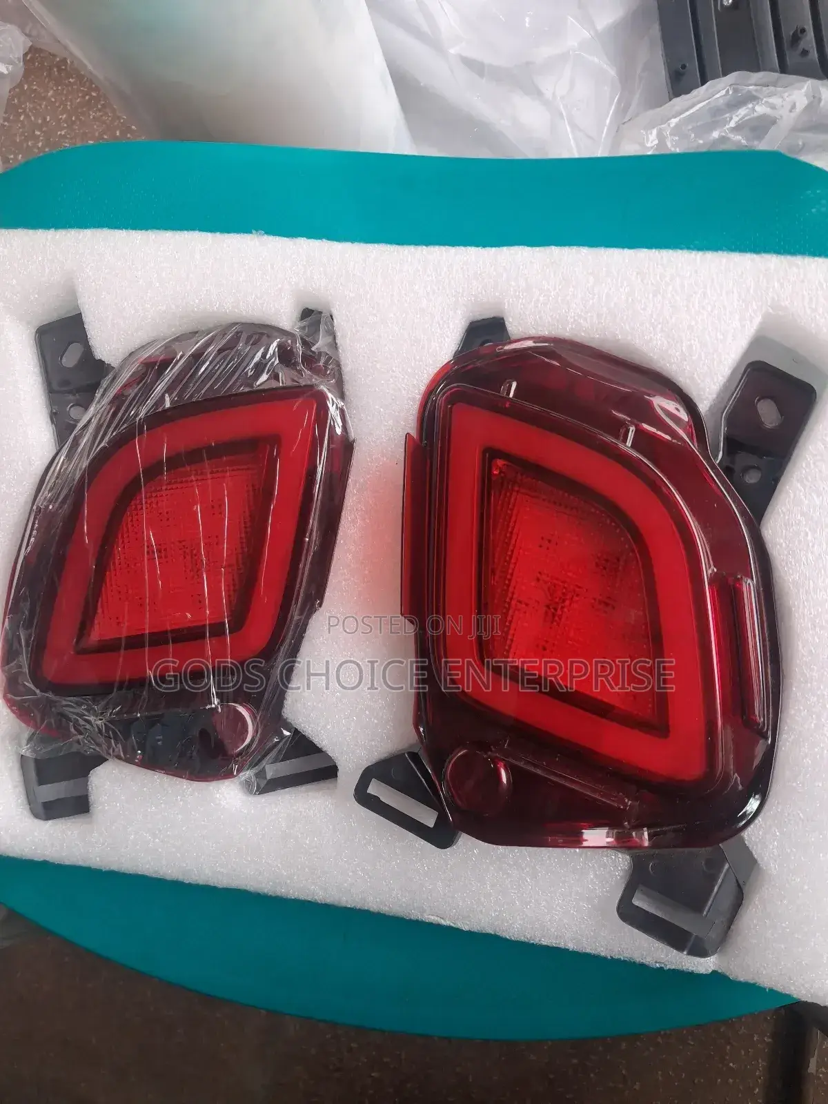 Back Bumper Reflector Highlander 2014-2017 With Led Lights